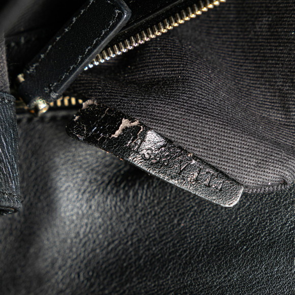 Valentino Rockstud Chain Shoulder Bag Black Leather Women's - Picture 7 of 8